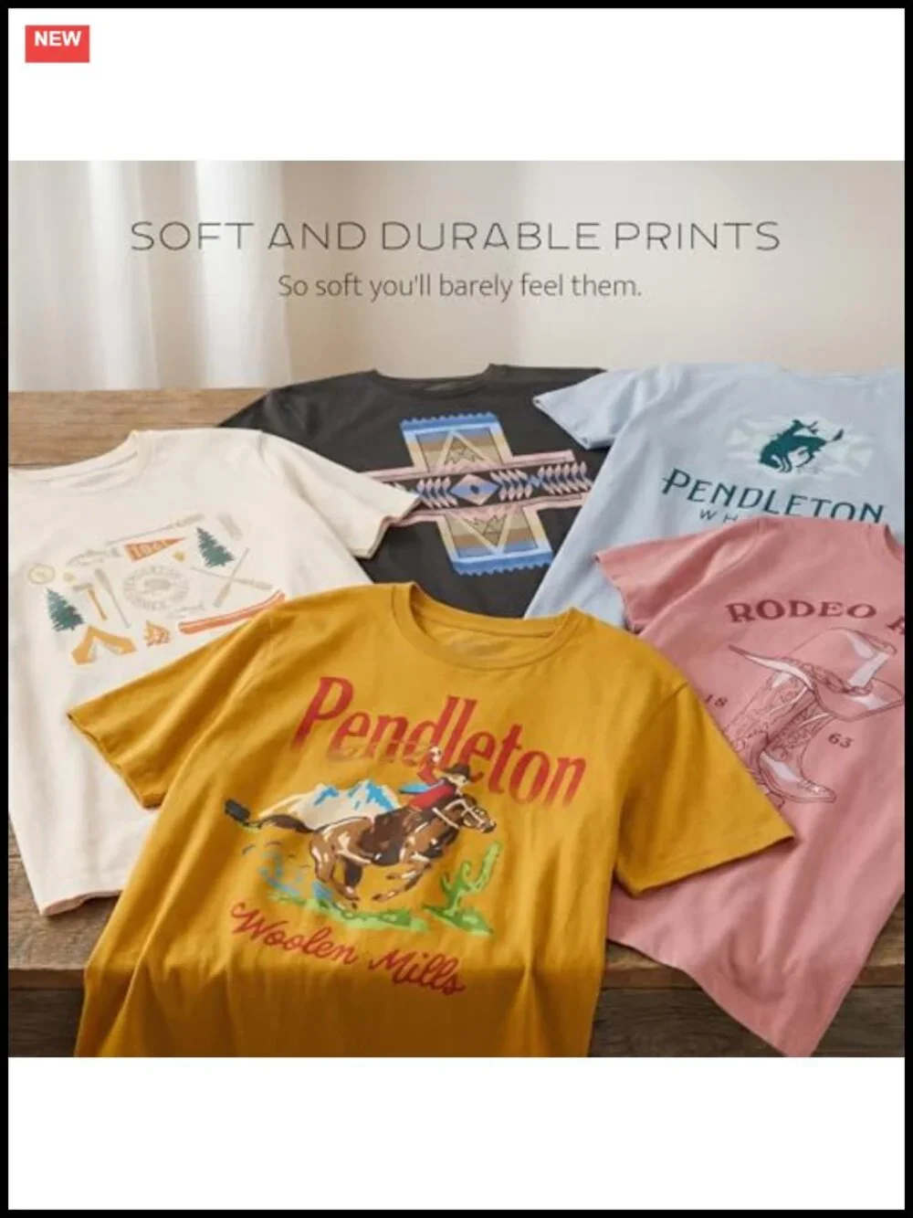 Women's Cotton Graphic Tee - Vintage Western Style